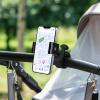 ONEDONE Stroller Phone Holder Universal Phone Holder for Stroller Golf Cart Bike Shopping Carts Scooter Cellphone Mount Horizontal & Vertical Uses Cellphone Clamp Clip view 4