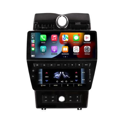 ZWNAV 12.3 Inch Car Radio with Auto Air Conditioning Panel for Maserati Quattroporte 2004-2012 Android13 Car GPS Navigation with Carplay DSP 4G WiFi (4+64GB)