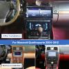 ZWNAV 12.3 Inch Car Radio with Auto Air Conditioning Panel for Maserati Quattroporte 2004-2012 Android13 Car GPS Navigation with Carplay DSP 4G WiFi (4+64GB) view 2