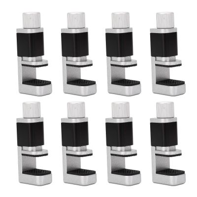 Adjustable Aluminum Alloy Ph LCD Repair Clamps, 8 - Piece Set, Efficient Operating and Durability for Mobile Screen Maintenance