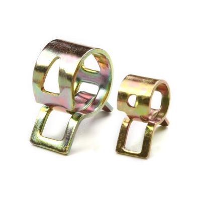 60Pcs Fuel Silicone Vacuum Hose Spring Band Type Action Pipe Clamp Low Pressure Air Clip Clamp SIZE 6/9/10/12/14/15MM