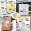 100 Pcs Cute Cat Stickers for Kids Teens, Kawaii Stickers for Girls Boys, Cat Party Favors & Decorations, Waterproof Starry Sky Cats Sticker Pack for Water Bottle Laptop Scrapbook view 4