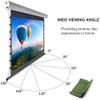 Projection Screen, Projector Curtain, 16:9 4k Motorized Tensioned Projector Screen Black Crystal ALR Projection Screen for Your Home Theater(84 inch) view 2