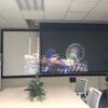 Projection Screen, Projector Curtain, 16:9 4k Motorized Tensioned Projector Screen Black Crystal ALR Projection Screen for Your Home Theater(84 inch) view 4