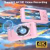 Digital Camera, FHD 1080P Kids Camera Digital with 16x Zoom Anti Shake, 32GB Card, 4K 48MP Portable Compact Point and Shoot Cameras, Vintage Small Camera for Teens Beginner Kids Present view 3
