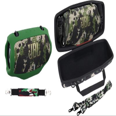co2CREA Silicone +Hard Case for JBL Xtreme 4 Speaker