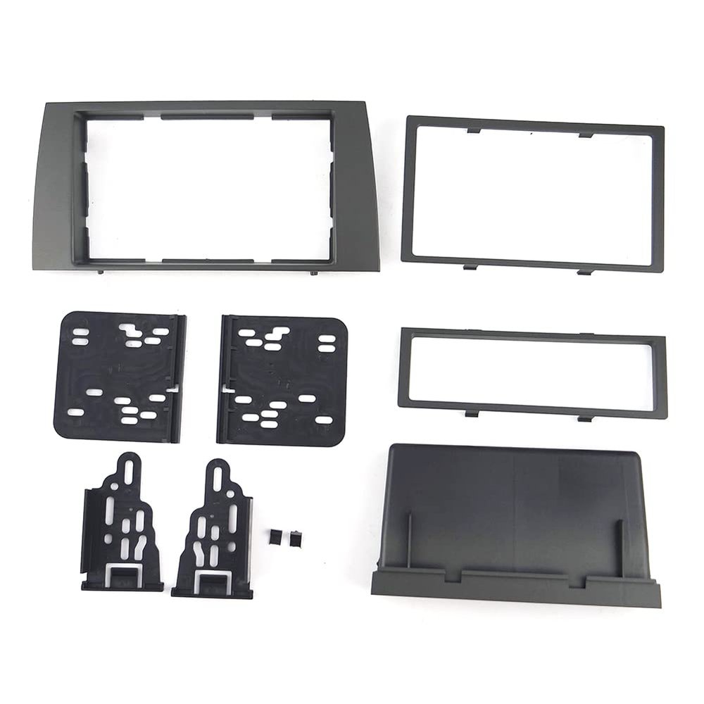 Lirun Car Audio & Video Dash Mounting Kits Car Stereo Fascia Panel 2 Din Frame Kit Replacement for JAGUAR X-type 2002 2003 2004 2005 2006 2007 2008