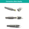 10 Pairs DC 5.5mm x 2.5mm Power Metal Connector Adapter 12V/24V Male+Female Power Jack Socket for DIY DC Connector view 4