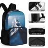 BTCOWZRV Backpack 16 Inch Travel Laptop Backpack for Men Women Yacht Casual Daypack Adjustable Computer Bag view 4