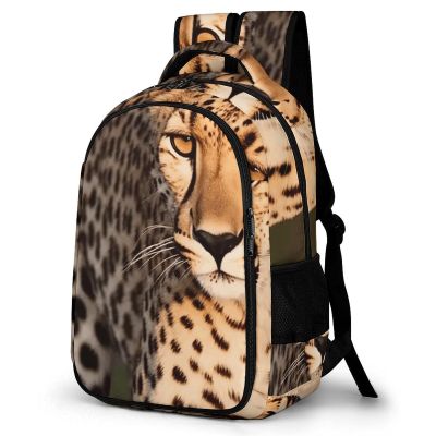 GFLFMXZW Backpack For Women Men Casual Travel Daypacks Wild Cheetah Rucksuck For Work Cute Laptop Backpack