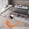 Adjustable Standing Workstation - Laptop Trolley in Length and Height for Home, Hospital and Living Room - Over Bed Desk with Wheels (A Without a Baffle) view 2