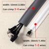 9.8ft Long Cable Protector Strip - Soft PVC Material, Wear-Resistant, Cuttable, Suitable for Floor, Tile, Wall, with Acrylic Adhesive, Easy to Conceal and Protect Cables (Black, 2.08'' x 118'') view 3
