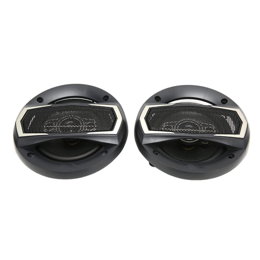 Fydun 2 Pcs Car Coaxial Speakers 300W Full Range Bass 4 Ohm 4 Inch Stereo Car Sound Speaker Vehicle, Professional Accessories