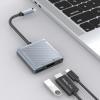 SZTIANCAI 3in1 Type C to DisplayPort Hub Convertor DP Adapter 8K 60Hz PD 100W USB 3.0 Hub view 4