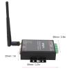 Brilluxa Serial Device Server, RS232 RS485 RS422 to Ethernet Wireless DTU Module, Serial to Ethernet Converter Gateway, 5-36V DC Data Communication Adapter for Networking view 2