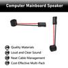 10pcs PC Computer Mainboard Internal Speaker Parts, Desktop PC Computer Mainboard Case Beep Buzzer Speaker Connector Plug view 2