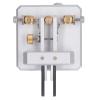 KIMISS Morse Code Key Double Paddle Automatic CW Shortwave Telegram Tapper for Training Morse Code Key (Silver) view 3