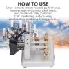 KIMISS Morse Code Key Double Paddle Automatic CW Shortwave Telegram Tapper for Training Morse Code Key (Silver) view 4