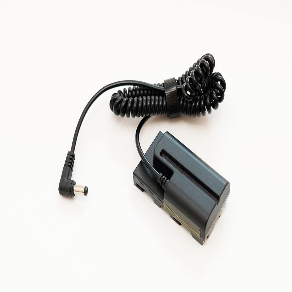 NP-F970 F570 F550 Dummy Battery Pack Fully Decoded 55/21mm DC for Atomos Shogun Inferno Ninja,Zoom F6 Recorder,BMPCC 6K Pro,Smallhd Focus 7 Monitor