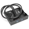 USB3.0 Floppy Front Panel 3.5 Floppy Bay 19 Pin to 2 Interface USB3.0, Professional Accessories view 1
