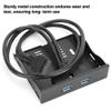 USB3.0 Floppy Front Panel 3.5 Floppy Bay 19 Pin to 2 Interface USB3.0, Professional Accessories view 3