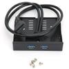 USB3.0 Floppy Front Panel 3.5 Floppy Bay 19 Pin to 2 Interface USB3.0, Professional Accessories view 4