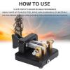 KIMISS Morse Code Key Double Paddle Automatic CW Shortwave Telegram Tapper for Training Morse Code Key (Black) view 3