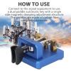 KIMISS Morse Code Key Double Paddle Automatic CW Shortwave Telegram Tapper for Training Morse Code Key (Blue) view 3
