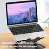 Btgghytr Folding Laptop Stand Aluminum Height Adjustable Laptop Holder with Notebook Cooling Function for All 11-17in Tablets view 2