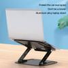 Btgghytr Folding Laptop Stand Aluminum Height Adjustable Laptop Holder with Notebook Cooling Function for All 11-17in Tablets view 3