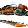 BIZOEdigital Camera Wrist Strap Vintage Leather Camera Hand Strap for DSLR SLR Canon Nikon Sony Fujifilm Olympus Comfort Padding Hand Grip (red), Large view 3