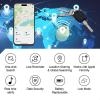 Smartcotech Smart GPS Tracker with Remote Controller WiFi Network and Battery Powered for Key Wallet Pet Find My App (Blue) view 3