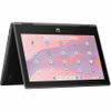HP Fortis G5 11.6" Touchscreen Convertible 2 in 1 Chromebook - HD - Intel N-Series N200-8 GB - 64 GB Flash Memory - English Keyboard - Jack Black - Smart Buy - Intel Chip - 1366 x 768 - ChromeOS - U