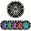 Bluetooth Digital Media Marine Audio Receiver, 4X 6.5 225W Waterproof Boat RGB LED Coaxial Titanium Speakers, 10" RGB LED Titanium Subwoofer, 5 Channel Amp W/Kit, Antenna, USB/AUX Adapter, Wire view 4