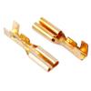 100 Pair Crimp Terminal Connector 2.8mm Gold Brass Car Speaker Electric Wire Connectors Set 100 Pair Crimp view 2