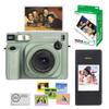 FUJIFILM INSTAX Wide 400 Instant Camera Bundled with INSTAX Wide Instant Film | 20 Exposures + Wide Album & Colored Frames + Cleaning Cloth (4 Items) view 1