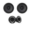 BLACK DIAMOND Car Speakers Bundle - 2X 6.5 PRO Mid-Bass Loudspeaker 8 Ohm 300 Watts with 2X 3.8 Super Bullet Tweeter 240 Watts 4-Ohm Ohms Built in Crossover view 1
