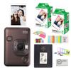 Fujifilm Instax Mini LiPlay Instant Camera | Bronze, Bundled with Instax Mini Instant Film | 40 Exposures + Album, Borders, Stickers & Clips + Cleaning Cloth (4 Items) view 1