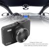 Dash Cam 1080P Full HD Dash Camera, Dashboard Camera Video Driving Recorder 150 Wide Angle IPS Screen Park Monitor Waterproof Backup Camera for Car Taxi view 3