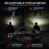 LED Rechargeable Super Bright Headlamp, High Lumens Long Lasting Headlamp view 3