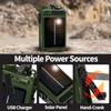 FosPower Emergency Weather Radio (Model D9) 14800mWh Power Bank, NOAA/AM/FM/Shortwave, Bluetooth 5.4, USB/Solar/Hand Crank Charging, Flash Light, SOS Alarm, IPX3 Rating for Indoor/Outdoor Emergencies view 3