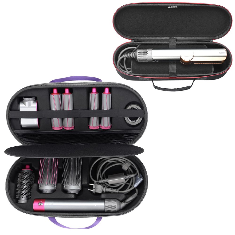 RLSOCO Hard Case for Dyson Airwrap Complete Long/Complete Styler + for Dyson Airstrait/Corrale Hair Straightener (Case Only)