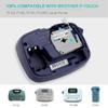 5 x Label Maker Tape Replacement for Brother P Touch M Tape M-K231 M-K231s MK231 MK-231 M231 12mm 0.47 White, Compatible with Brother P Touch PT-M95,PT-90,PT-70,PT-65,PT-85 Label Maker Refills,26.2 Ft view 2