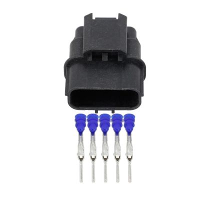 Milkweed Multi-Purpose 10 Sets 5 Pin 6189-1081 6189-6909 Female Male 1.2mm Auto wat/erp/;ro/ofW Connector p/Lug DJ70510-1-11/21 Auto O/y-gen p/Lug(Male Plug)