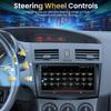 8Core 4G+64G Android 13 Car Radio for Mazda 3 2010-2013: 9'' Touch Screen Car Stereo with Wireless Carplay Android Auto GPS 5GWiFi Bluetooth AM/FM/RDS/DSP/HiFi SWC (Fit for Bose System) view 4