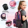 Backpack with Lunch Box Daisy Vase Travel Backpack Bookbag & Lunch Bag Insulated Lunchbox Waterproof Daypack Laptop Backpack Freezable Lunch Bag view 3