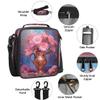Backpack with Lunch Box Daisy Vase Travel Backpack Bookbag & Lunch Bag Insulated Lunchbox Waterproof Daypack Laptop Backpack Freezable Lunch Bag view 4