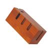 Gadpiparty Sturdy Wooden Cord Management Storage Box for Home Office Desk Wire Organizer view 1