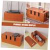 Gadpiparty Sturdy Wooden Cord Management Storage Box for Home Office Desk Wire Organizer view 4