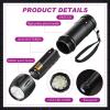Dunzy 4 Pcs Ghost Hunting Equipment Kit Include 1 Evp Voice Recorder 8 Gb 1 UV Flashlight 2 LED Light up Cat Balls Ghost Investigation Paranormal Equipment for Home Outdoor Inspection(Black,Practical) view 3